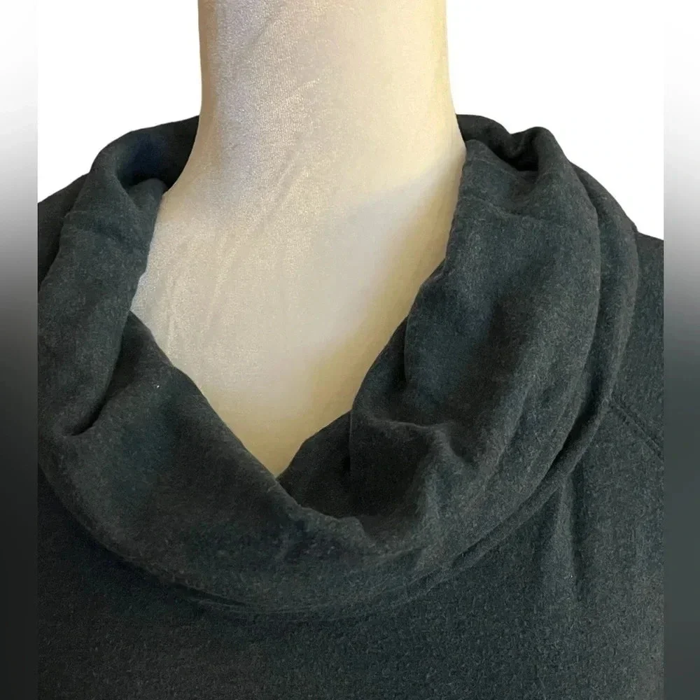 Lou& Grey Signature Soft Cowlneck Long Sleeve Shirt Casual Comfort Size M